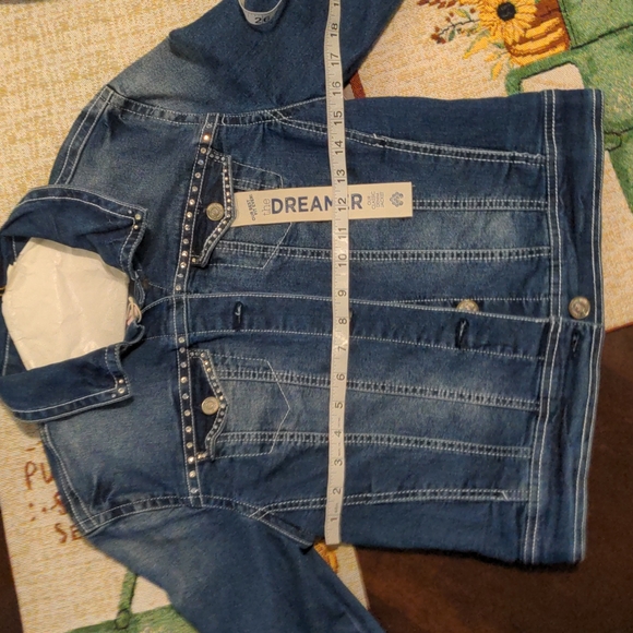 Bling Jacket Brand New Stonewashed Classic Denim M - Picture 15 of 16
